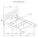 Kendall 4 & 5 Piece Bedroom Sets - U&U Home Budget Furniture (Carteret, NJ)