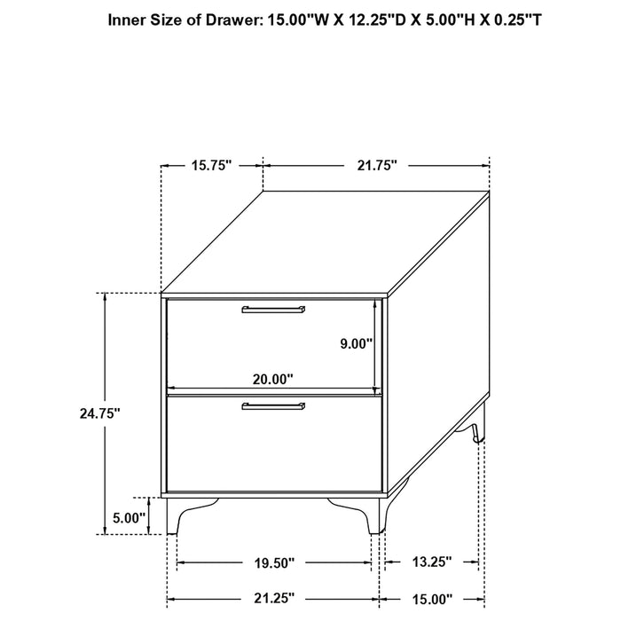 Kendall 4 & 5 Piece Bedroom Sets - U&U Home Budget Furniture (Carteret, NJ)