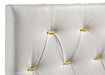 Kendall Panel Bed E.King, & Queen Black & White - U&U Home Budget Furniture (Carteret, NJ)