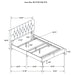 Kendall Panel Bed E.King, & Queen Black & White - U&U Home Budget Furniture (Carteret, NJ)