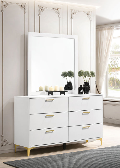 Kendall Dresser With Mirror - U&U Home Budget Furniture (Carteret, NJ)