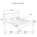Wilkes 4 & 5 Piece E.King, Queen, Twin, & Full Bedroom Set - U&U Home Budget Furniture (Carteret, NJ)