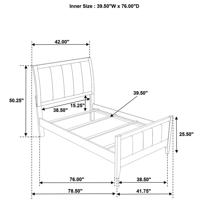 Wilkes 4 & 5 Piece E.King, Queen, Twin, & Full Bedroom Set - U&U Home Budget Furniture (Carteret, NJ)