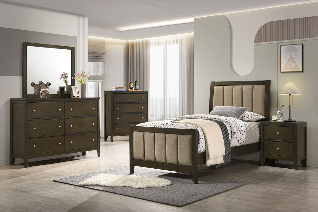 Wilkes 4 & 5 Piece E.King, Queen, Twin, & Full Bedroom Set - U&U Home Budget Furniture (Carteret, NJ)
