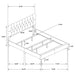 Kendall Upholstered Panel Bed - U&U Home Budget Furniture (Carteret, NJ)