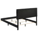 Kendall Panel Bed E.King, & Queen Black & White - U&U Home Budget Furniture (Carteret, NJ)