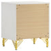Lucia 4 & 5 Piece Bedroom Set King & Queen Beige & Grey - U&U Home Budget Furniture (Carteret, NJ)