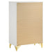 Lucia 4 & 5 Piece Bedroom Set King & Queen Beige & Grey - U&U Home Budget Furniture (Carteret, NJ)
