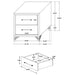 Lucia 4 & 5 Piece Bedroom Set King & Queen Beige & Grey - U&U Home Budget Furniture (Carteret, NJ)