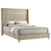 Lucia Eastern King & Queen Bed Beige & Grey - U&U Home Budget Furniture (Carteret, NJ)