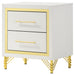 Lucia Nightstand - U&U Home Budget Furniture (Carteret, NJ)