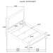 Marielle 4 Pc Bedroom Set - U&U Home Budget Furniture (Carteret, NJ)