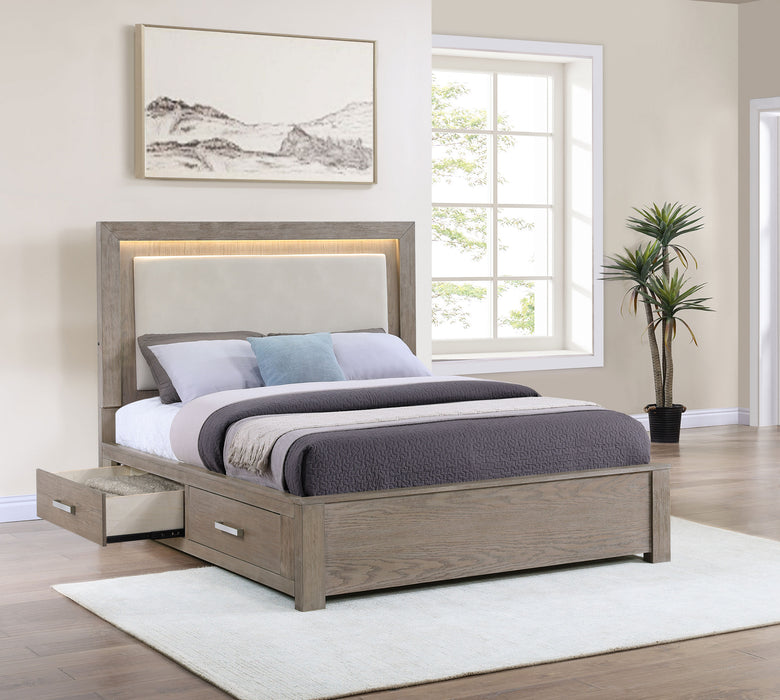 Kenora California King, E.king, & Queen Bed - U&U Home Budget Furniture (Carteret, NJ)