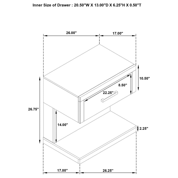 Kenora 4 & 5 Piece Bedroom Set E.King, Queen, & Cal.king - U&U Home Budget Furniture (Carteret, NJ)