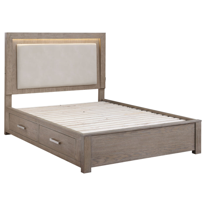 Kenora California King, E.king, & Queen Bed - U&U Home Budget Furniture (Carteret, NJ)