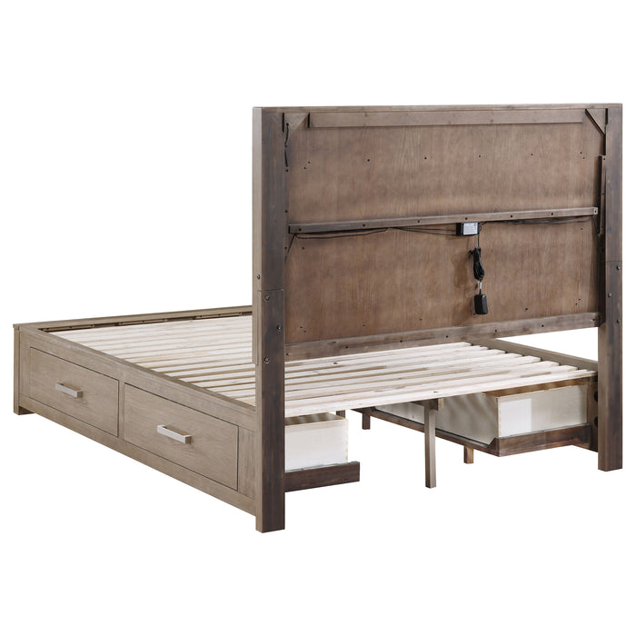 Kenora California King, E.king, & Queen Bed - U&U Home Budget Furniture (Carteret, NJ)