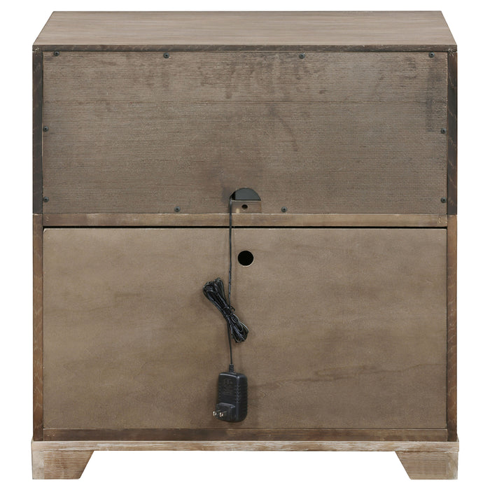 Kenora Nightstand - U&U Home Budget Furniture (Carteret, NJ)