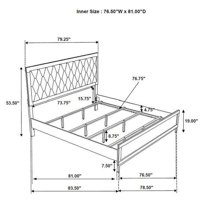 Sonora 4 & 5 Piece Bedroom Set - U&U Home Budget Furniture (Carteret, NJ)