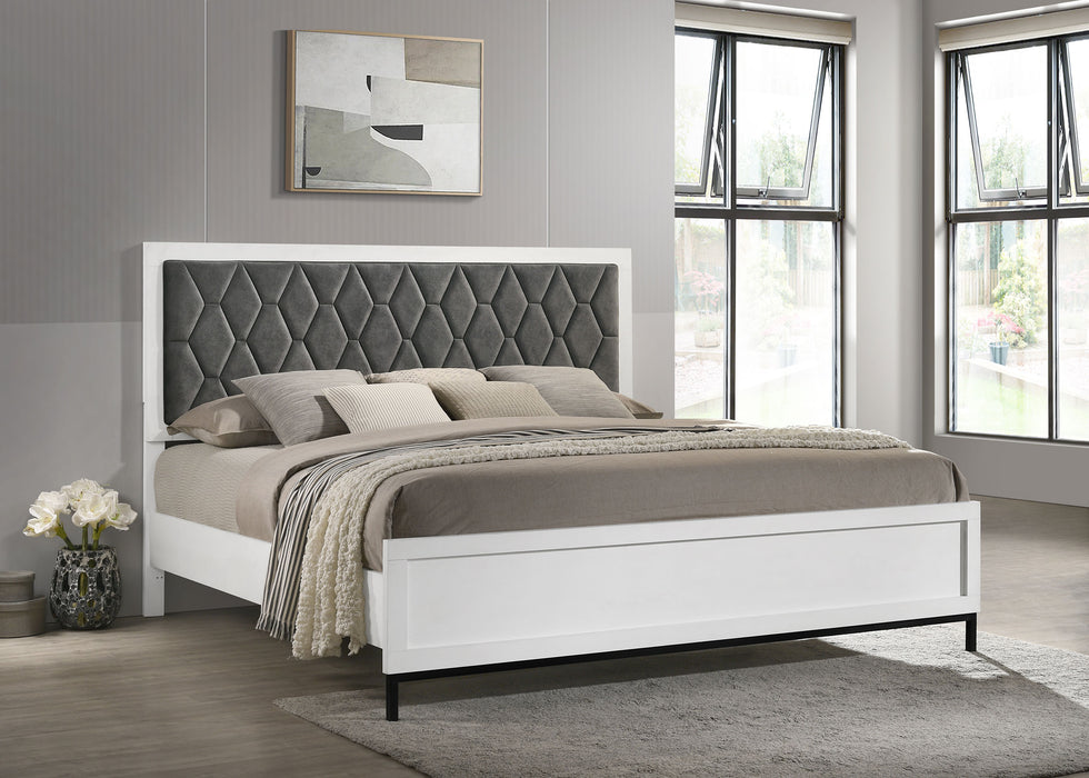 Sonora California King, E.King, & Queen Bed - U&U Home Budget Furniture (Carteret, NJ)