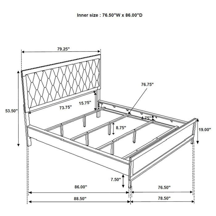 Sonora 4 & 5 Piece Bedroom Set - U&U Home Budget Furniture (Carteret, NJ)