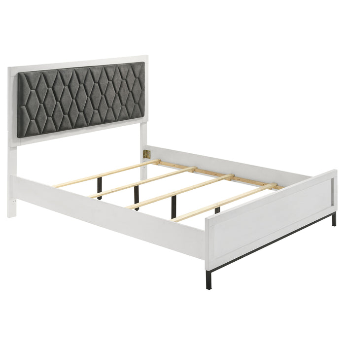 Sonora California King, E.King, & Queen Bed - U&U Home Budget Furniture (Carteret, NJ)