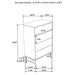 Sonora Chest - U&U Home Budget Furniture (Carteret, NJ)