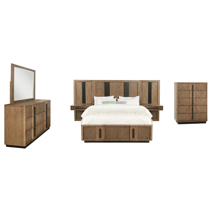 Terrace 4 & 6 Piece E.King, Cal.King, & Queen Bedroom Set - U&U Home Budget Furniture (Carteret, NJ)