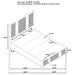 Terrace California King, E.King, & Queen Bed - U&U Home Budget Furniture (Carteret, NJ)
