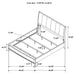 Granada 4 & 5 Piece Bedroom Set E.King, Cal.King & Queen - U&U Home Budget Furniture (Carteret, NJ)