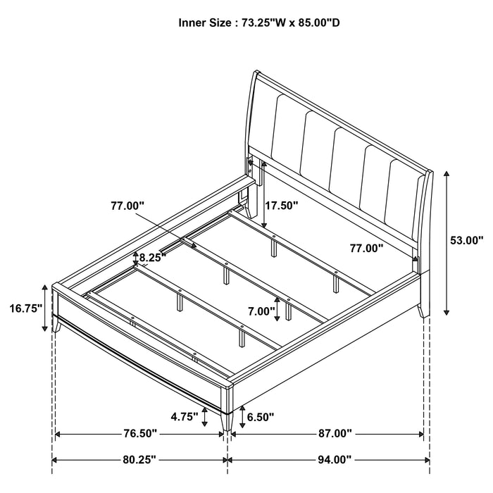 Granada 4 & 5 Piece Bedroom Set E.King, Cal.King & Queen - U&U Home Budget Furniture (Carteret, NJ)
