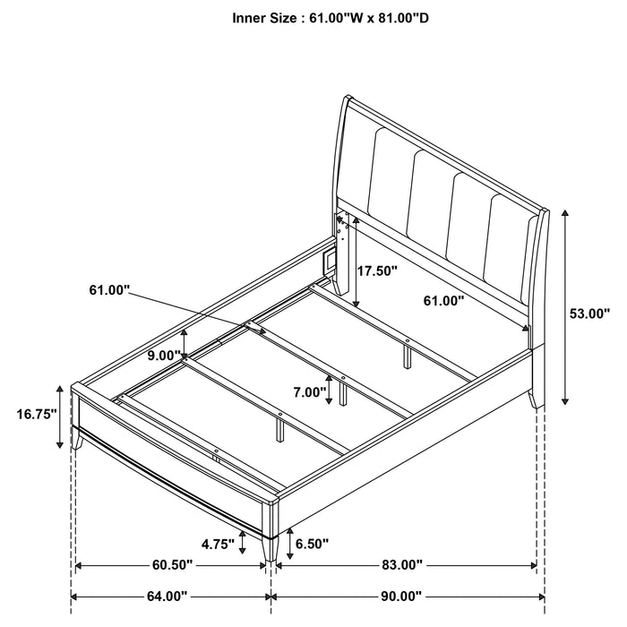 Granada 4 & 5 Piece Bedroom Set E.King, Cal.King & Queen - U&U Home Budget Furniture (Carteret, NJ)