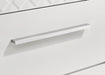 Ives 4 & 5 Piece Bedroom Set E.king & Queen White & Grey - U&U Home Budget Furniture (Carteret, NJ)