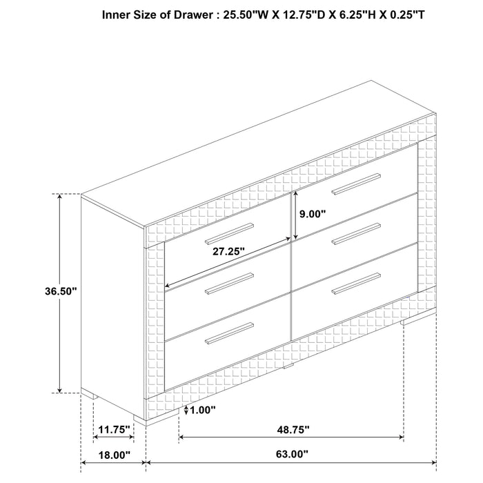Ives Bedroom Sets - U&U Home Budget Furniture (Carteret, NJ)