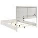 Ives 4 & 5 Piece Bedroom Set E.king & Queen White & Grey - U&U Home Budget Furniture (Carteret, NJ)