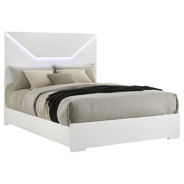 Ives Eastern King & Queen Bed - U&U Home Budget Furniture (Carteret, NJ)