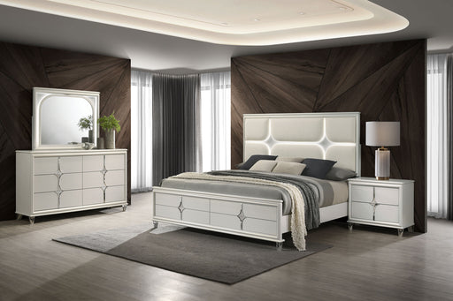 Olivia 4 & 5 Piece Bedroom Set E.King, Queen, & Cal.King - U&U Home Budget Furniture (Carteret, NJ)