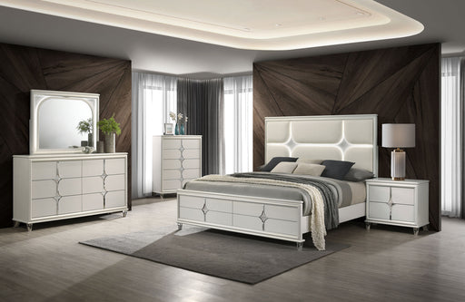 Olivia 5 Pc Bedroom Set - U&U Home Budget Furniture (Carteret, NJ)