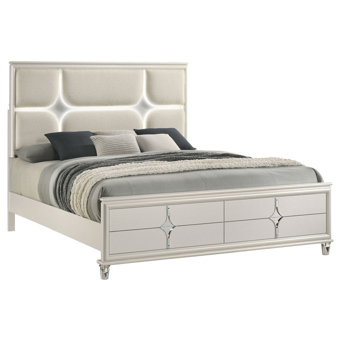 Olivia California King, E.King, & Queen Bed - U&U Home Budget Furniture (Carteret, NJ)