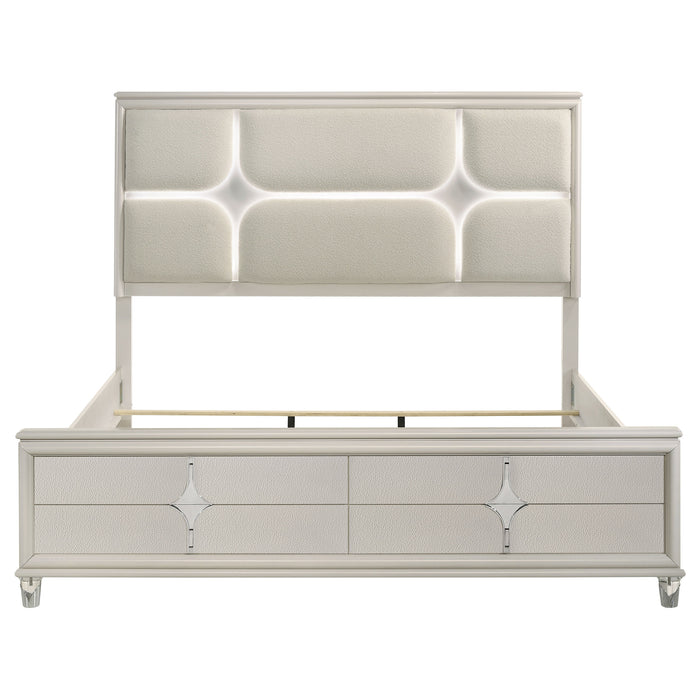 Olivia California King, E.King, & Queen Bed - U&U Home Budget Furniture (Carteret, NJ)