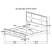 Olivia 4 & 5 Piece Bedroom Set E.King, Queen, & Cal.King - U&U Home Budget Furniture (Carteret, NJ)