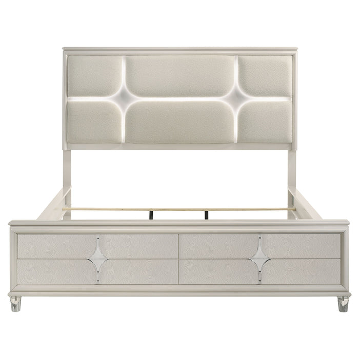 Olivia California King, E.King, & Queen Bed - U&U Home Budget Furniture (Carteret, NJ)
