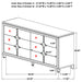 Olivia 4 & 5 Piece Bedroom Set E.King, Queen, & Cal.King - U&U Home Budget Furniture (Carteret, NJ)
