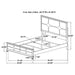 Olivia 4 & 5 Piece Bedroom Set E.King, Queen, & Cal.King - U&U Home Budget Furniture (Carteret, NJ)