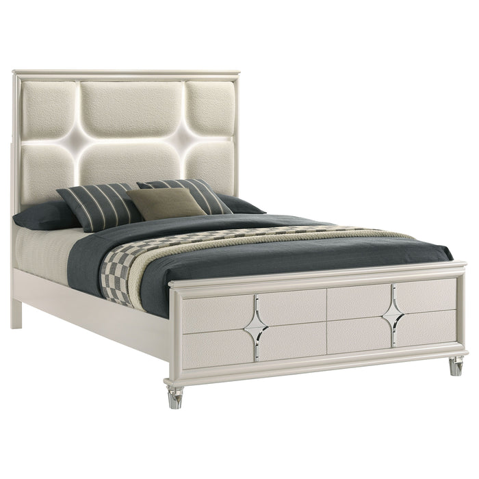 Olivia California King, E.King, & Queen Bed - U&U Home Budget Furniture (Carteret, NJ)