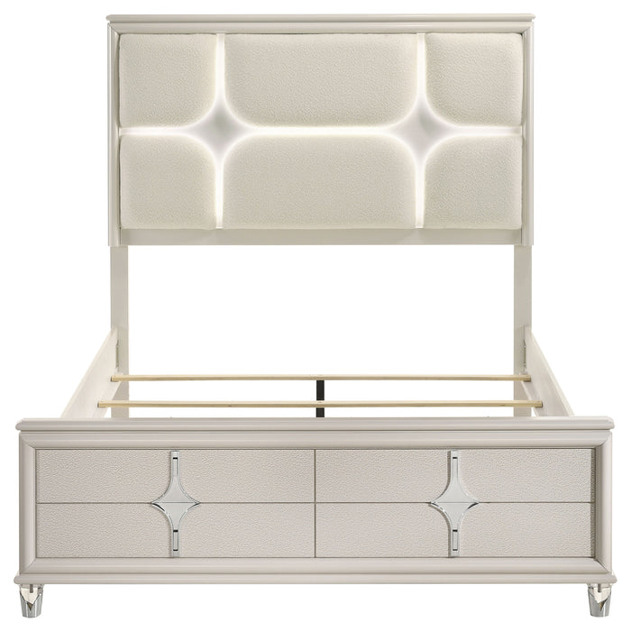 Olivia California King, E.King, & Queen Bed - U&U Home Budget Furniture (Carteret, NJ)