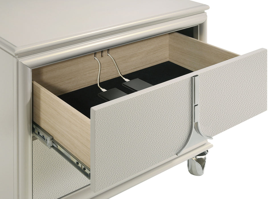 Olivia Nightstand - U&U Home Budget Furniture (Carteret, NJ)