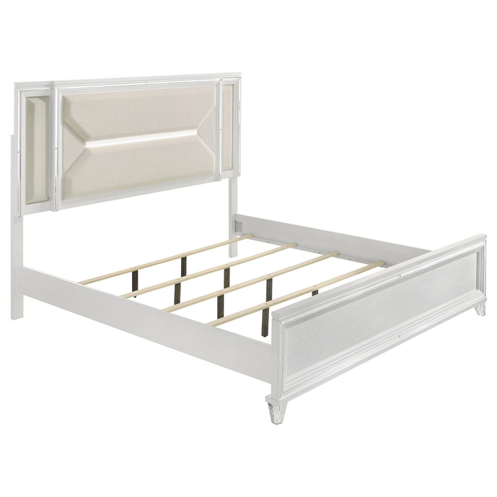 Marmore 4 & 5 Pc E.king, Cal.king, & Queen Bedroom Set - U&U Home Budget Furniture (Carteret, NJ)
