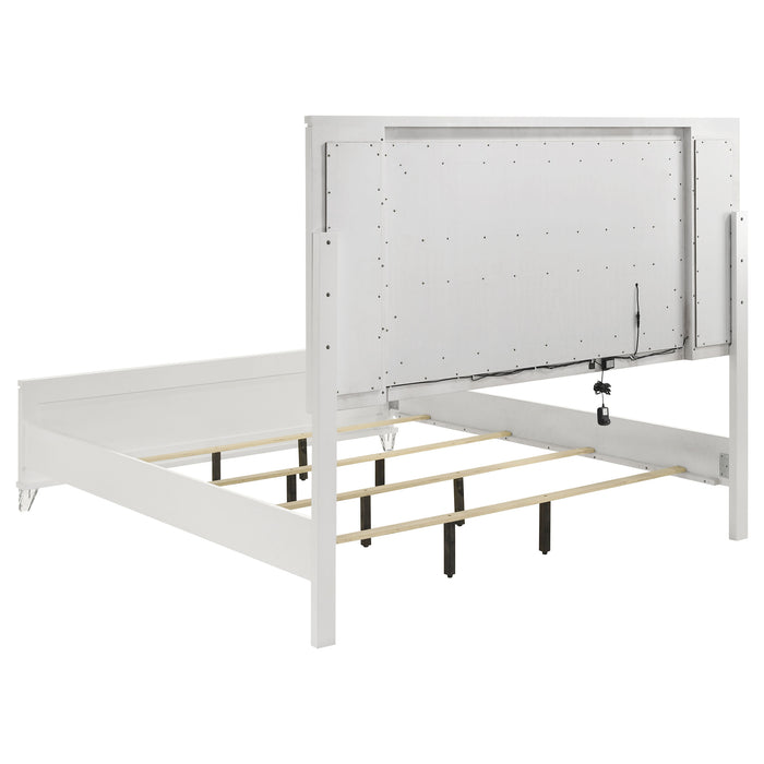 Marmore 4 & 5 Pc E.king, Cal.king, & Queen Bedroom Set - U&U Home Budget Furniture (Carteret, NJ)