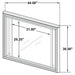 Marmore 4 & 5 Pc E.king, Cal.king, & Queen Bedroom Set - U&U Home Budget Furniture (Carteret, NJ)