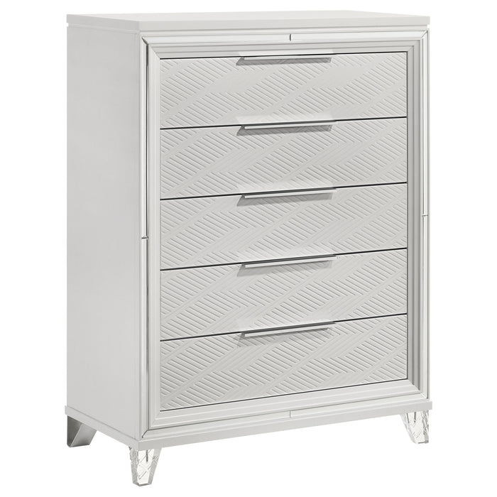 Marmore 4 & 5 Pc E.king, Cal.king, & Queen Bedroom Set - U&U Home Budget Furniture (Carteret, NJ)